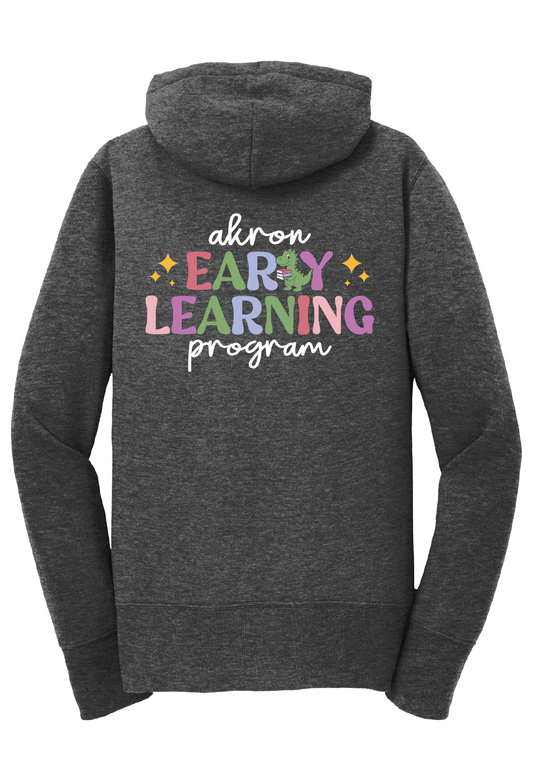 AELP LADIES FULLZIP HOODIE (FRONT & BACK)