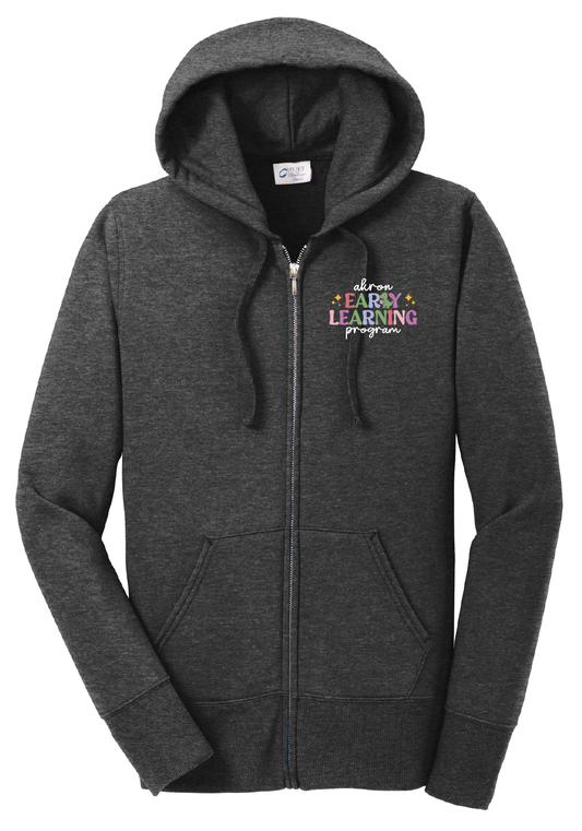 AELP LADIES FULLZIP HOODIE (FRONT & BACK)