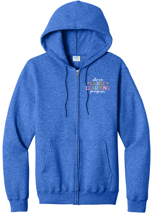 AELP UNISEX FULLZIP HOODIE (FRONT & BACK)